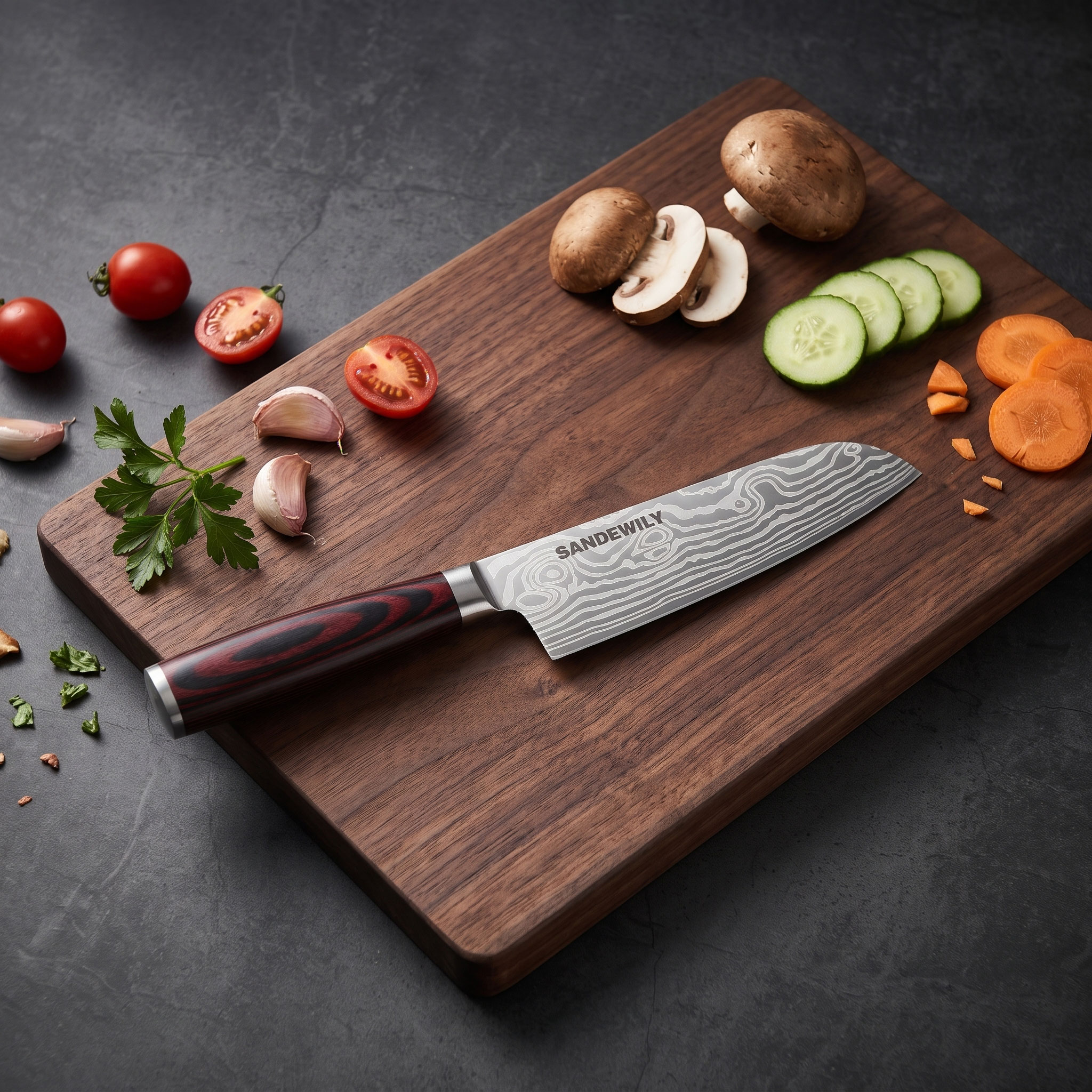5" Santoku Knife — Pakkawood Series 2