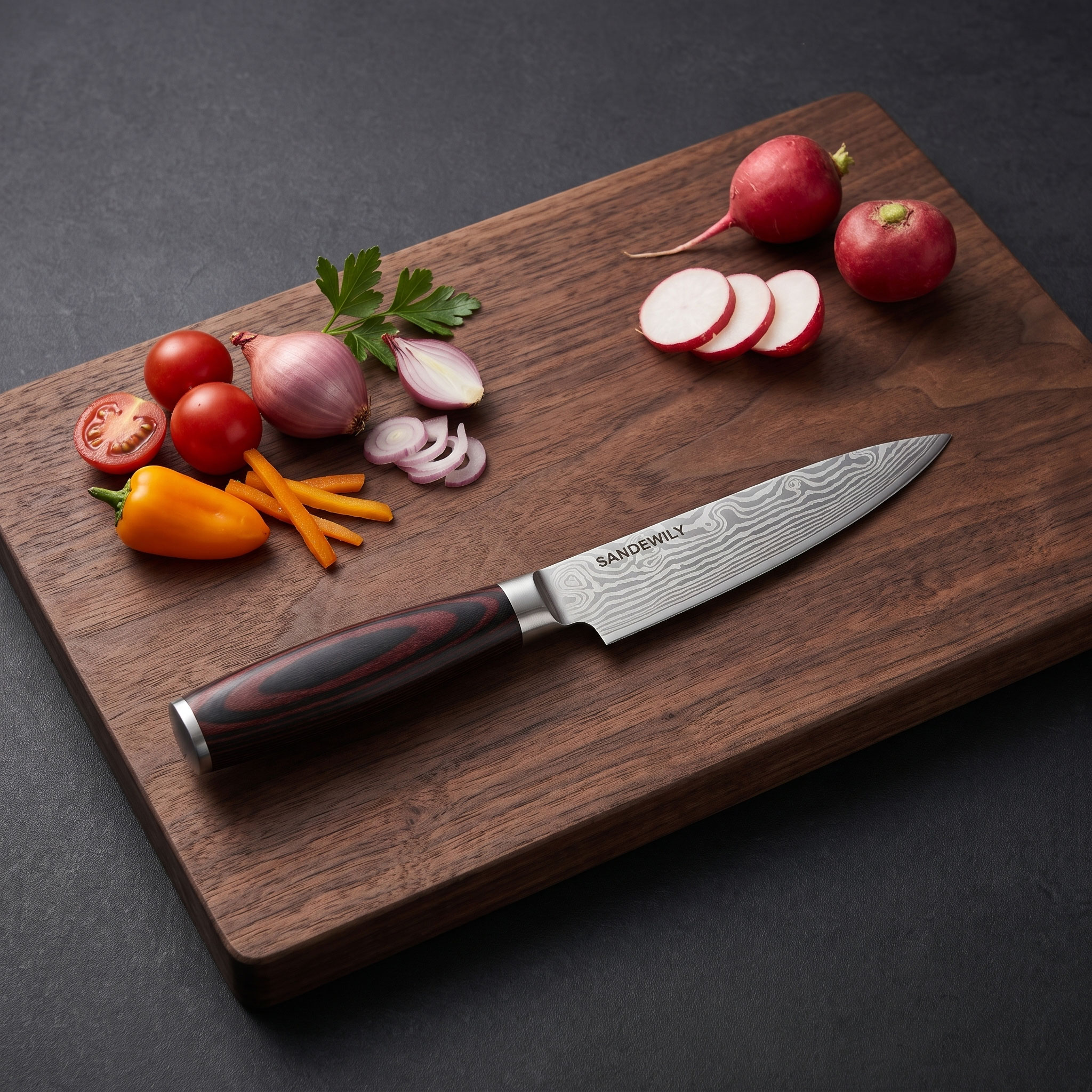 4" Utility Knife — Pakkawood Series 2